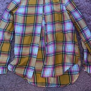 SO Multicolor Plaid Shirt